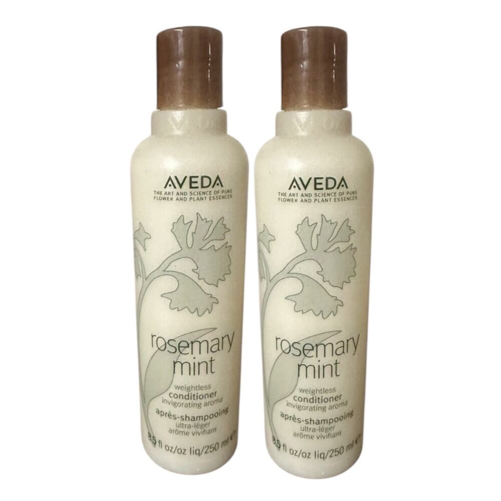 Aveda Rosemary Mint Weightless Conditioner 2x - 2 Bottles 8.5oz 250ml
